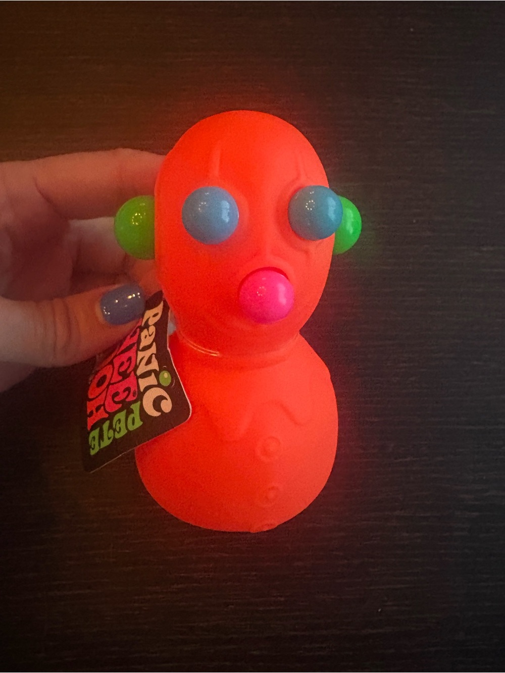 Panic Pete Needoh Orange Toy, NWT